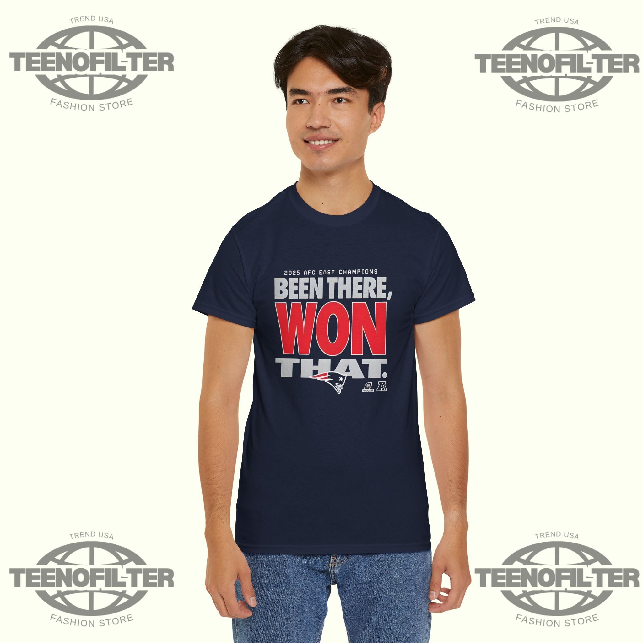 Been There, Won That – New England Patriots 2025 AFC East Champions T-Shirt