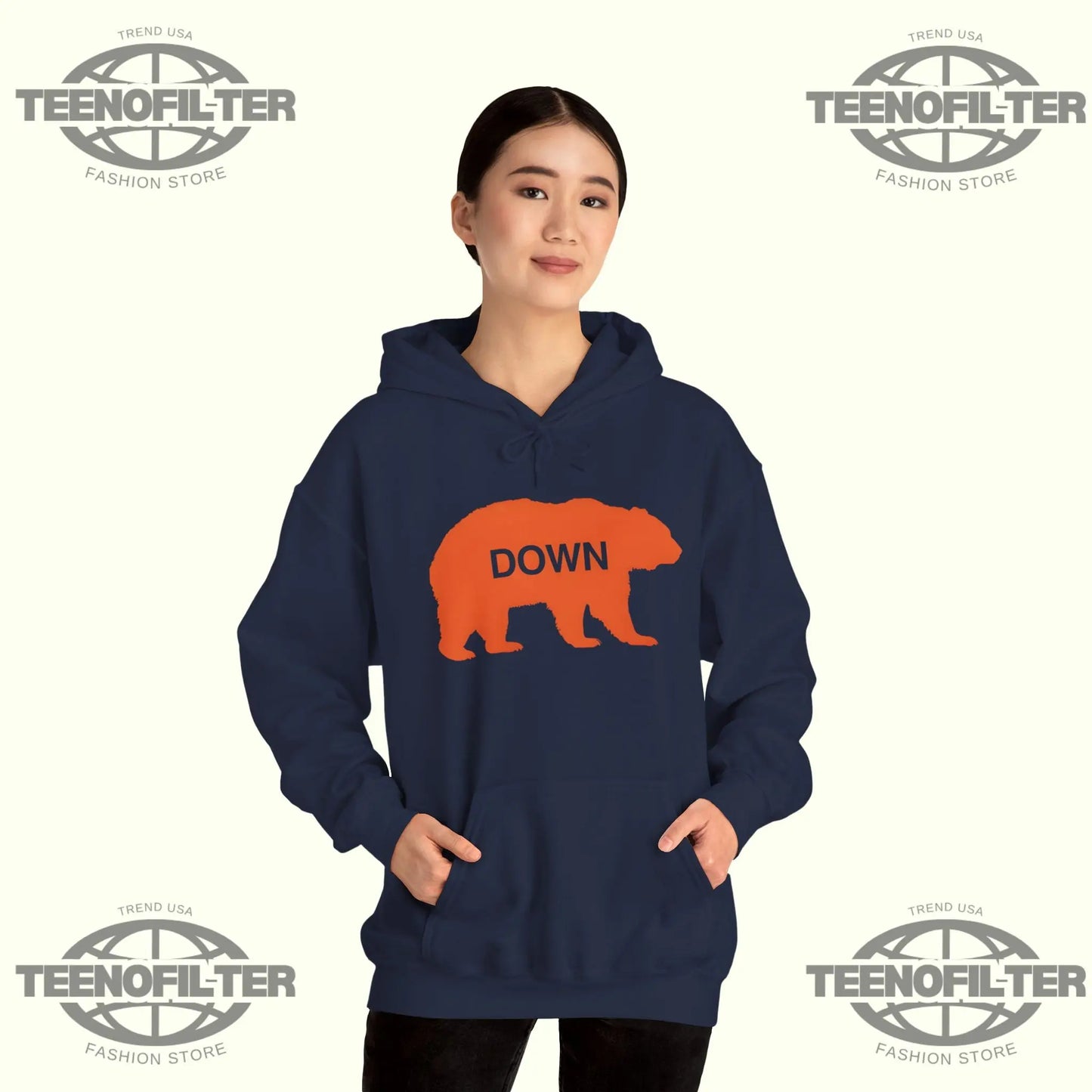 Kyle Brandt Walking Bear Down Hoodie Printify