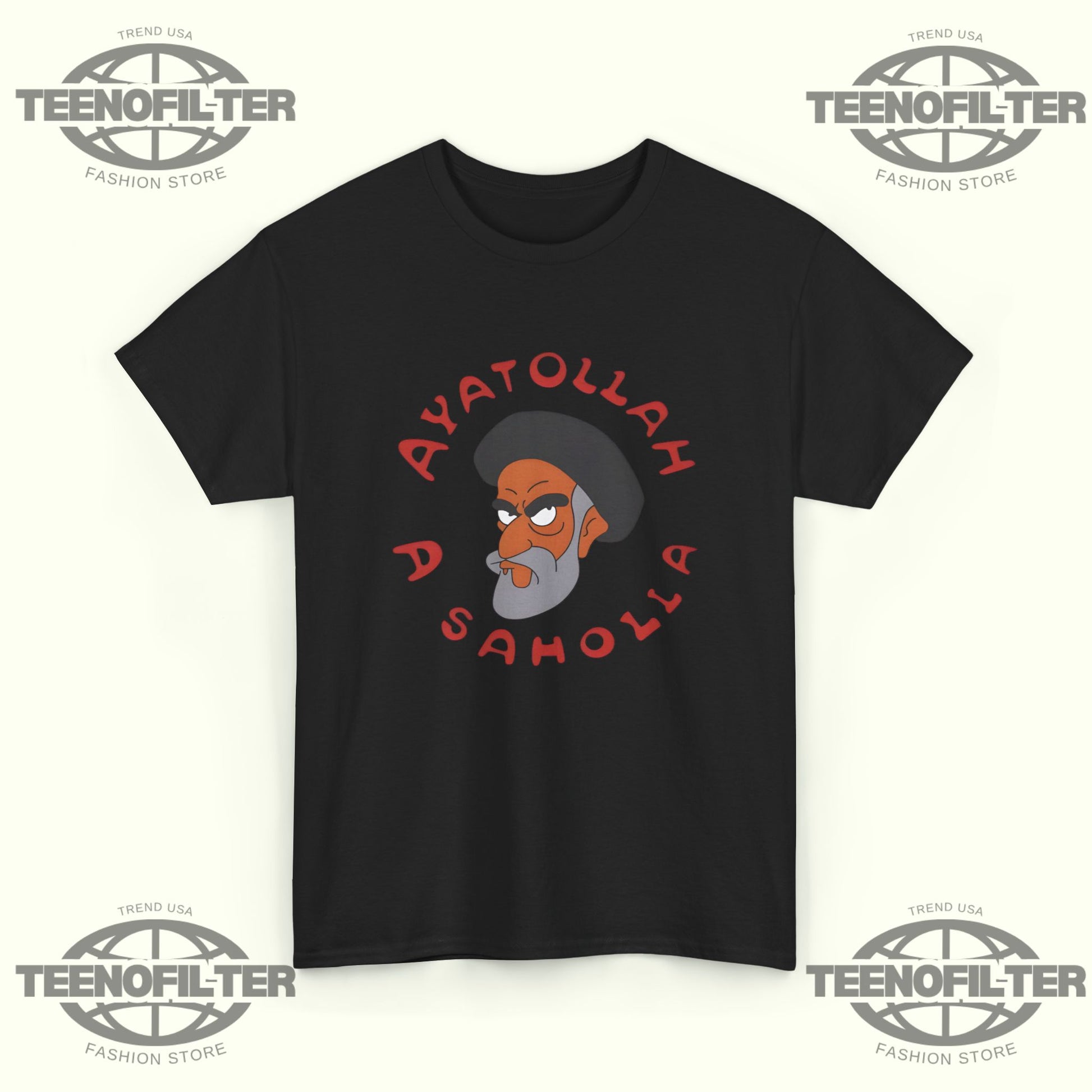 Simpsons Ayatollah T-Shirt – Deep Cut Retro Cartoon Reference Tee for True Fans - Tee No Filter