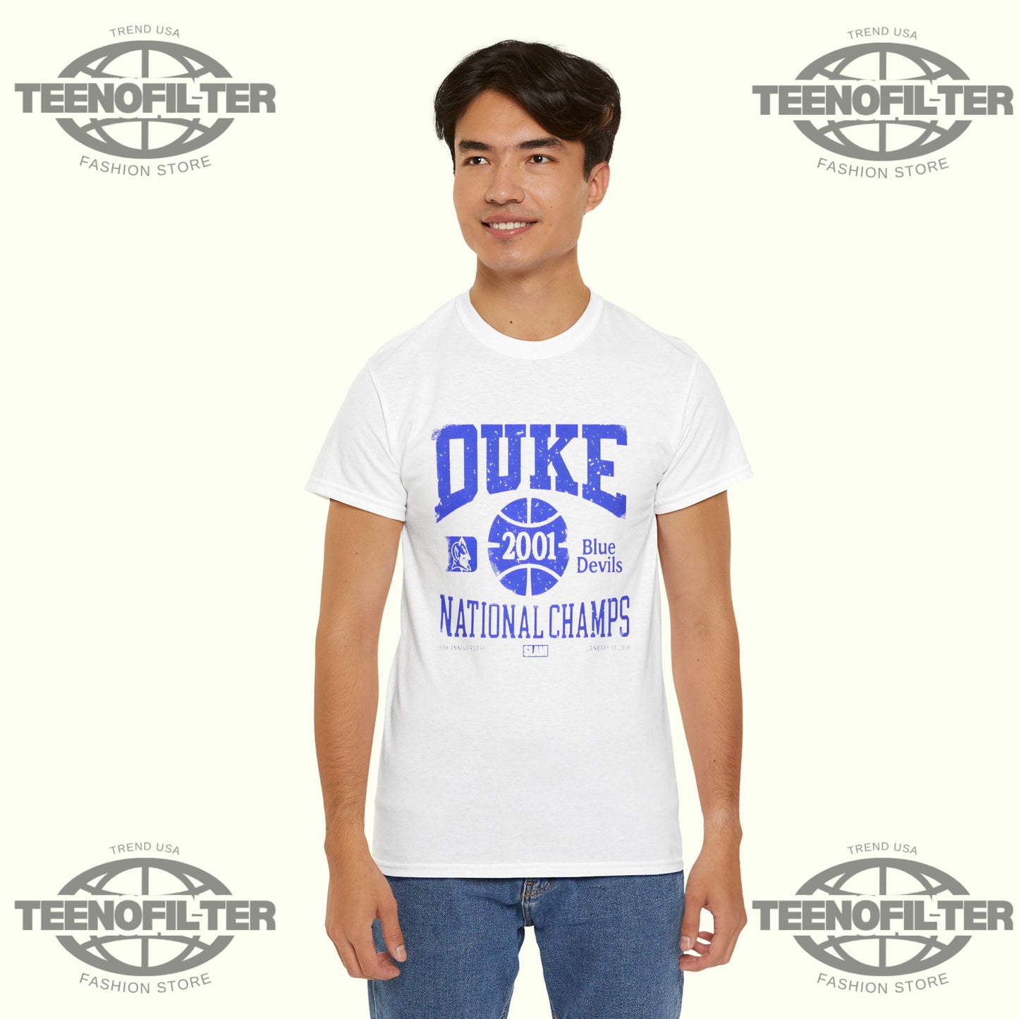 Duke Blue Devils 2001 National Champions T-Shirt – Iconic NCAA Basketball Legacy Tee - Tee No Filter