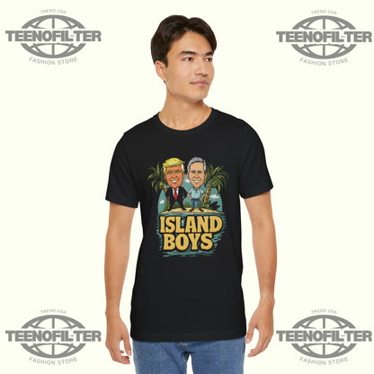 Island Boys Trump Epstein Meme T-Shirt Printify