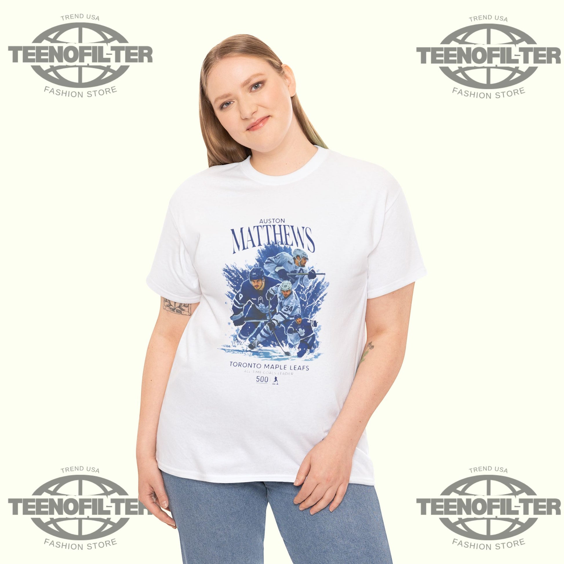 Auston Matthews Toronto Maple Leafs T-Shirt - Tee No Filter