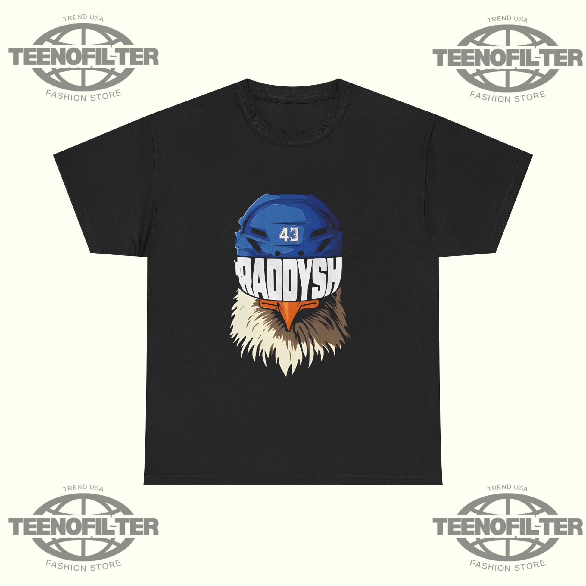 Tampa Bay Lightning Raddysh Bald Eagle Shirt – Fierce Blue Line Pride & American Power Graphic Tee - Tee No Filter