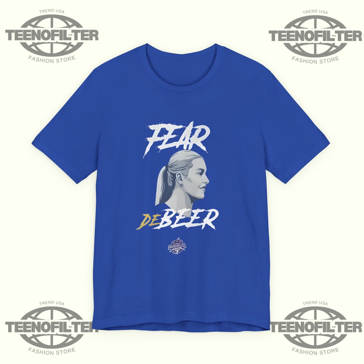 Thunderbelles Anna Fear DeBeer T-Shirt Printify