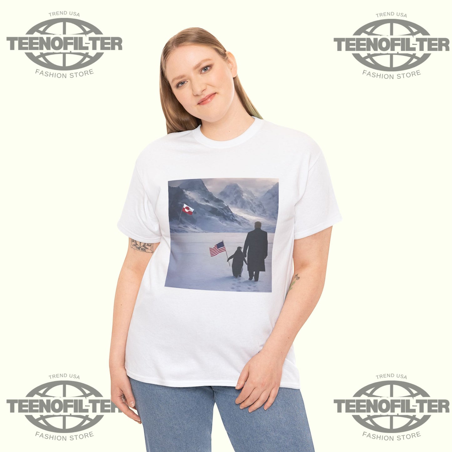 Nihilist Penguin and Trump T-Shirt - Tee No Filter