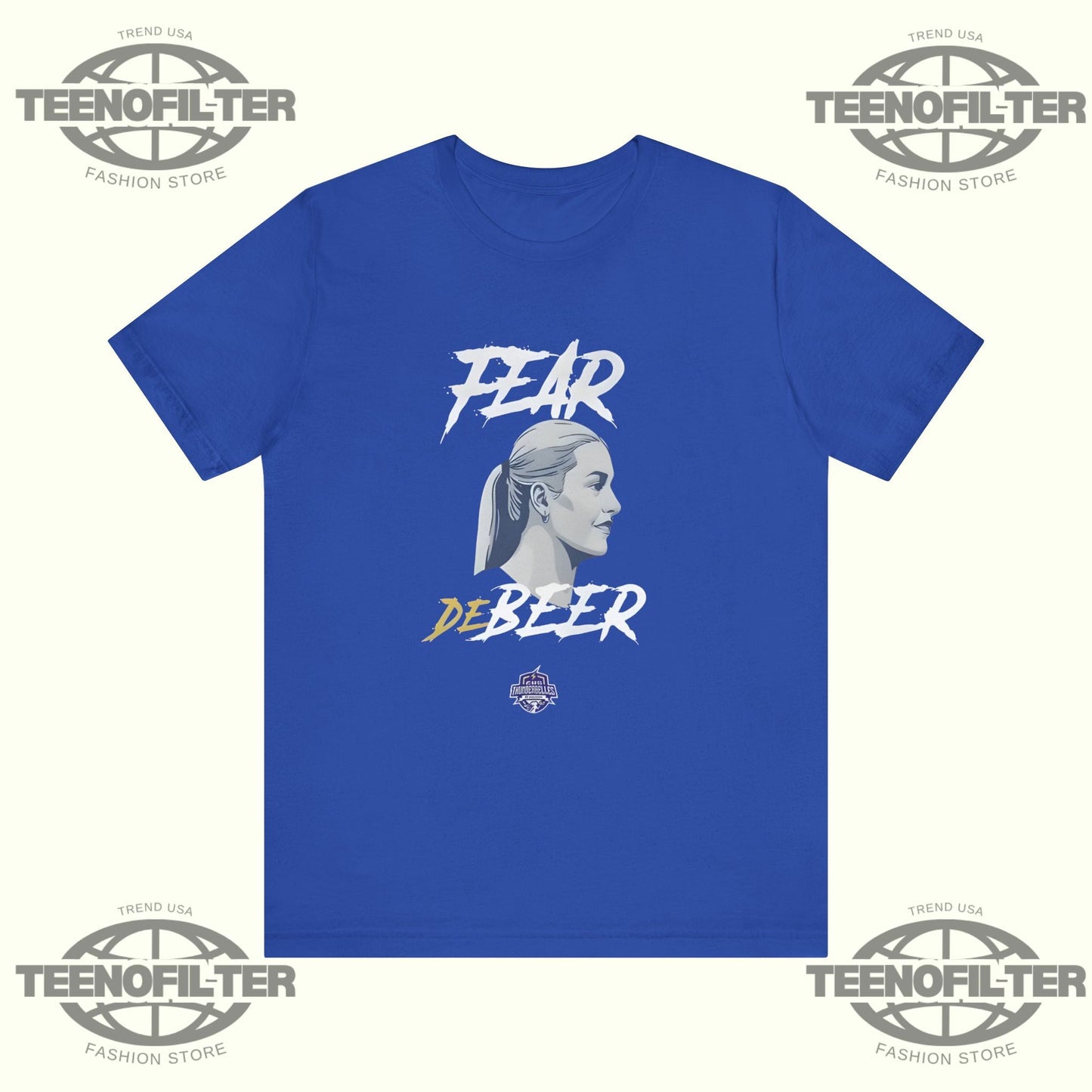 Thunderbelles Anna Fear DeBeer T-Shirt Printify