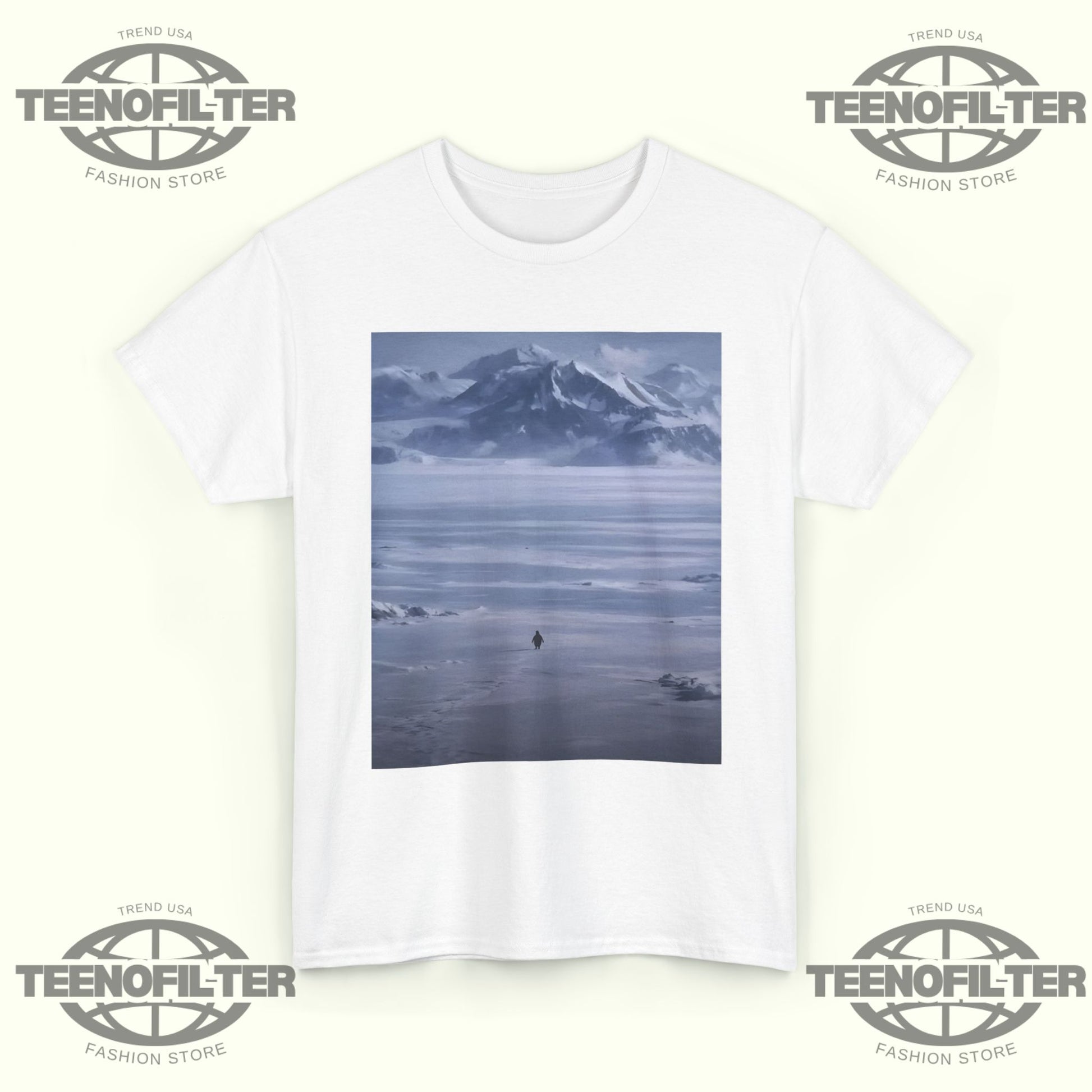 The Nihilist Penguin T-Shirt — Walking Alone Into the Ice - Tee No Filter