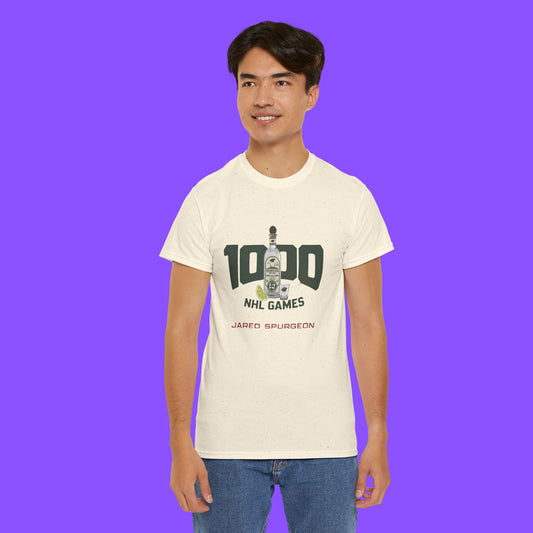 Jared Spurgeon 1000 NHL Games T-Shirt