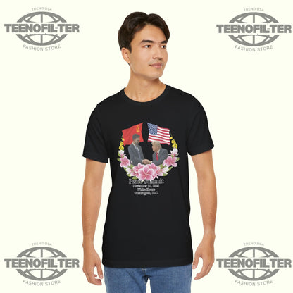 Peace Summit Donald Trump and Zohran Mamdani T-Shirt Printify