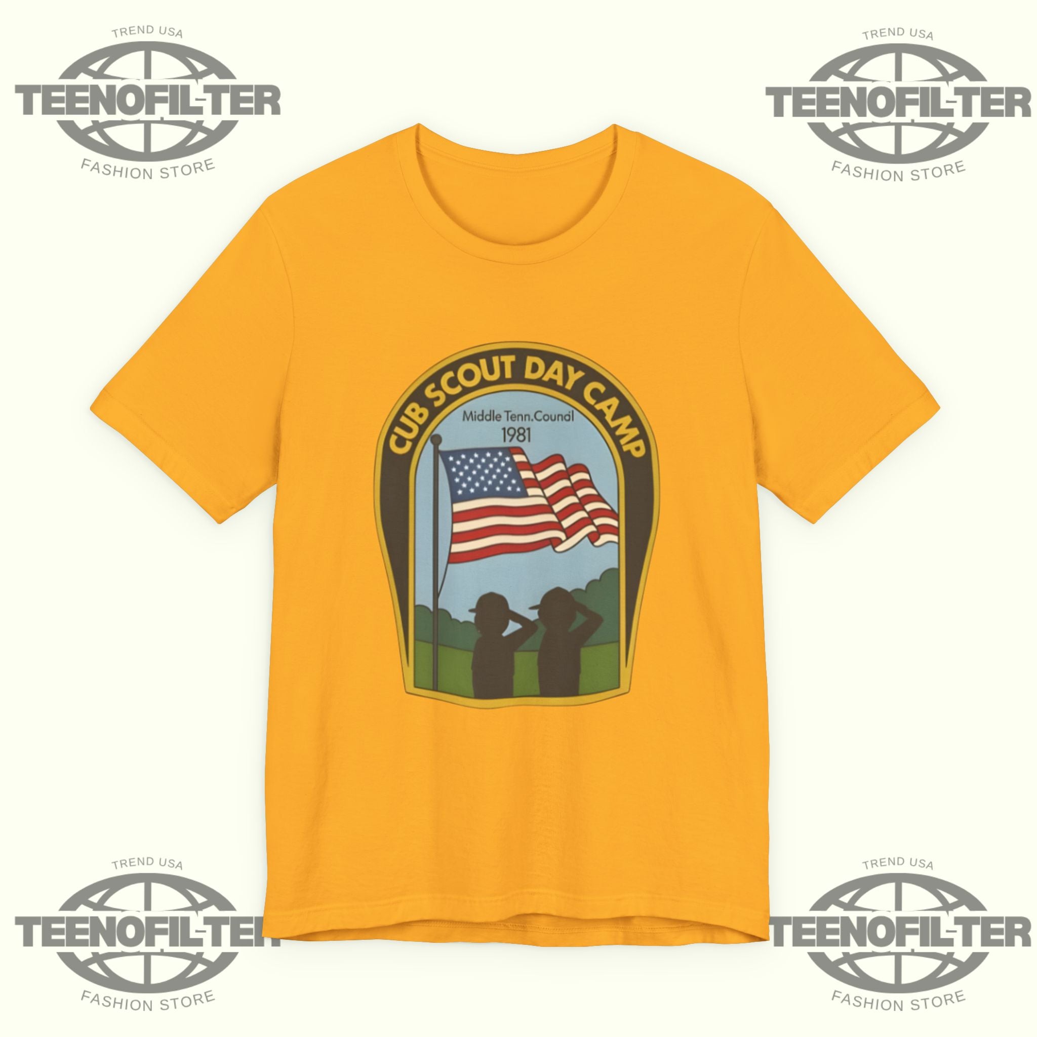 Cub Scout Day Camp Middle Tenn. Council 1981 T-Shirt