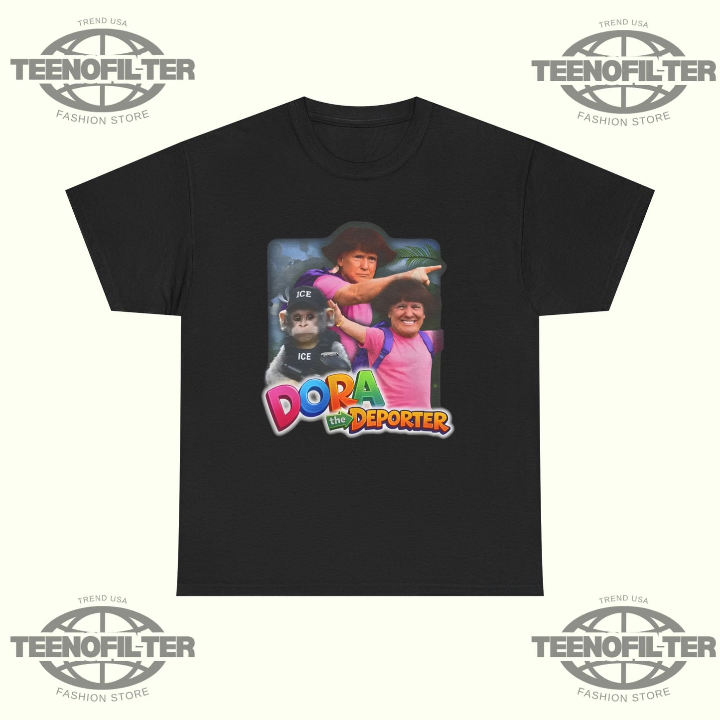 Trump Dora The Explorer T-shirt - Tee No Filter