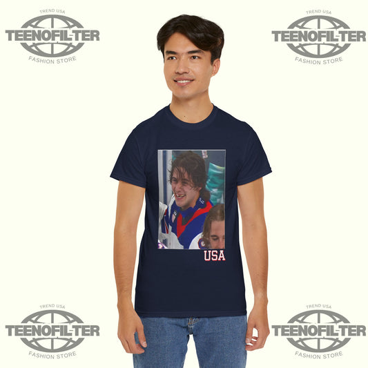Jack Hughes OT Winner Shirt – USA Hockey Glory in 2026 Winter Olympics Milano Cortina - Tee No Filter