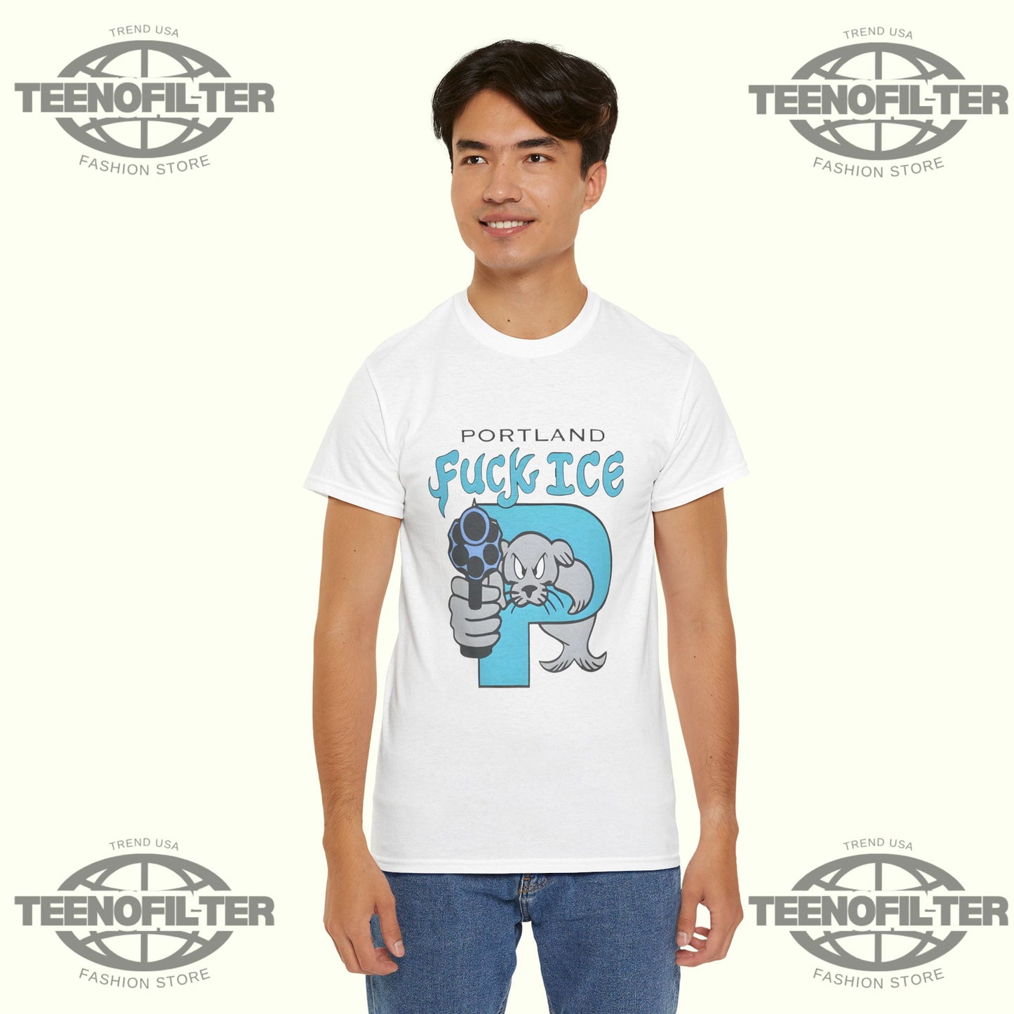 Portland Fuck ICE T-Shirt - Tee No Filter