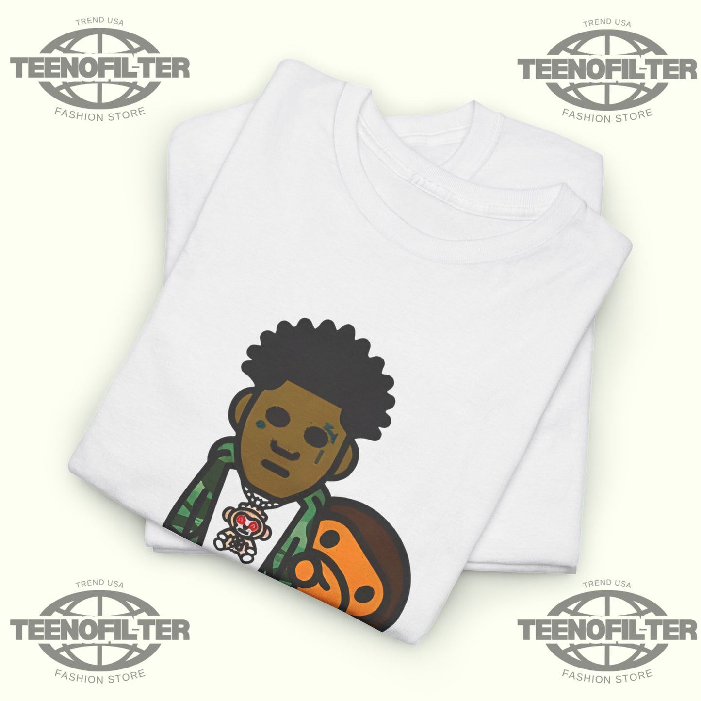 YoungBoy Never Broke Again X A Bathing Ape BAPE Milo T-Shirt - Tee No Filter