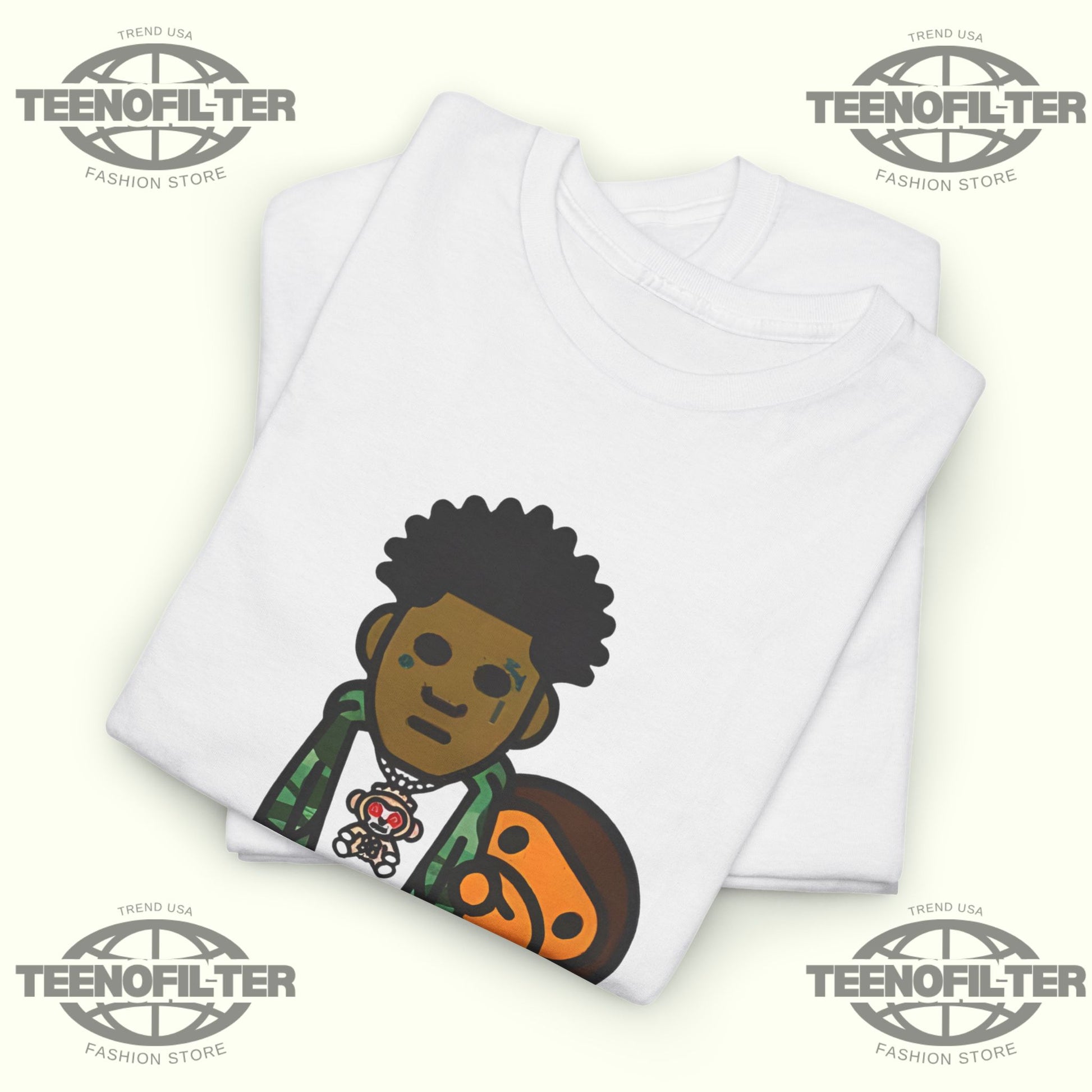 YoungBoy Never Broke Again X A Bathing Ape BAPE Milo T-Shirt - Tee No Filter