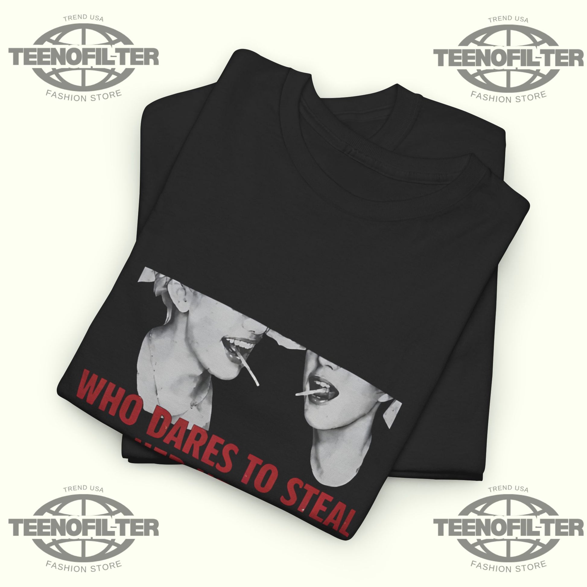Who Dares to Steal Her Heart T‑Shirt | Fan‑Inspired K‑Pop Streetwear Graphic Tee - Tee No Filter