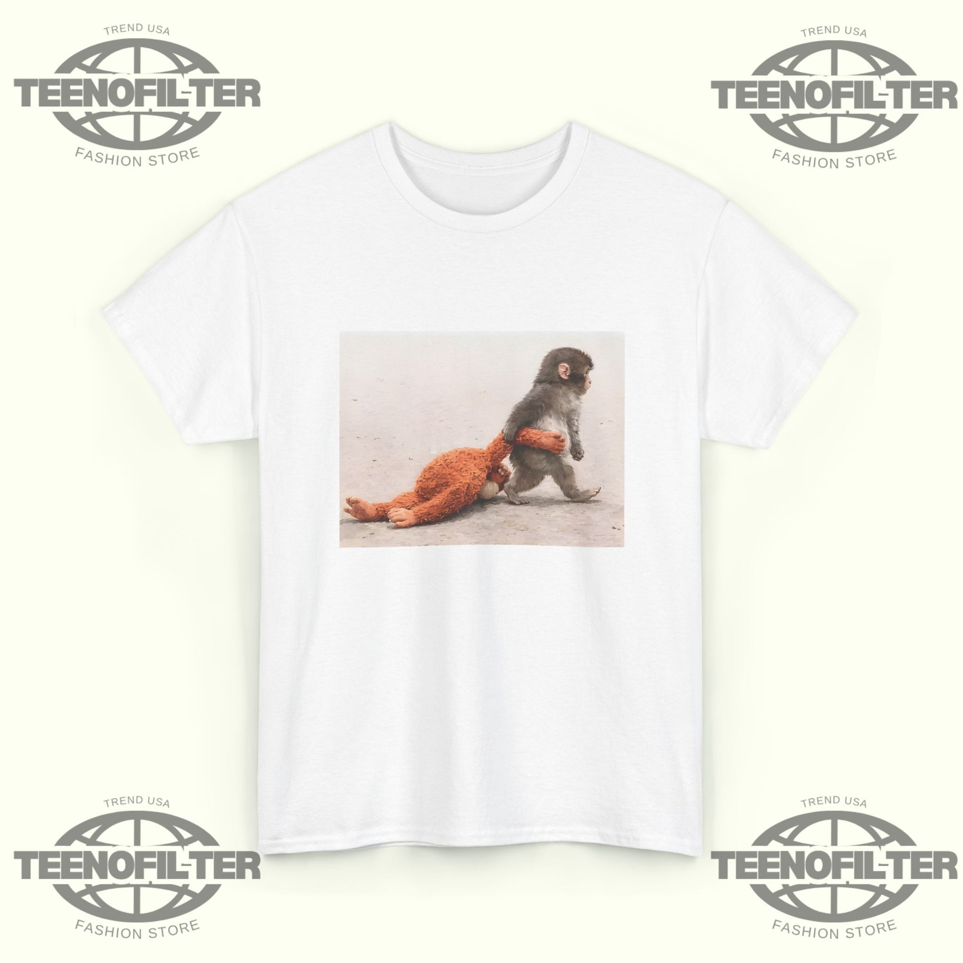 Punch The Monkey T-Shirt - Tee No Filter