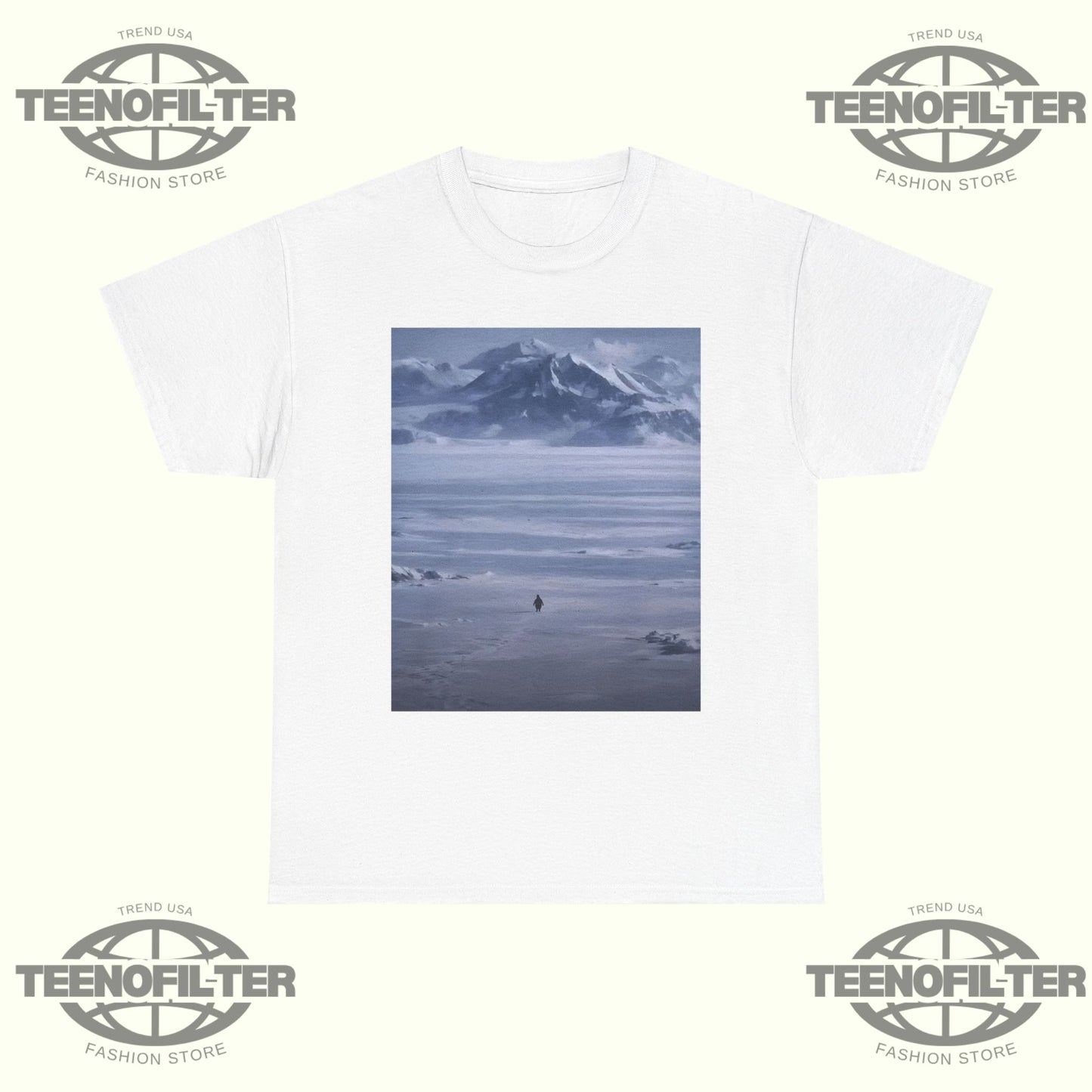 The Nihilist Penguin T-Shirt — Walking Alone Into the Ice - Tee No Filter