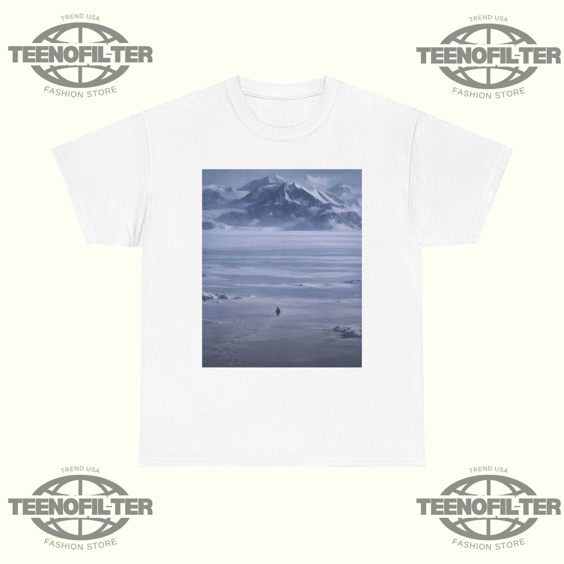 The Nihilist Penguin T-Shirt — Walking Alone Into the Ice - Tee No Filter