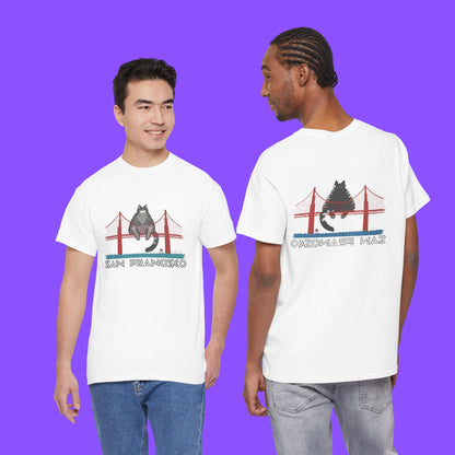 San Francisco Bridge Cat Shirt