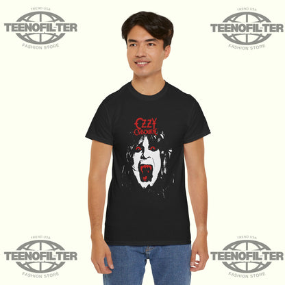 Yungblud x Ozzy Osbourne Vampire Scream T-Shirt – Gothic Rock Legend Punk Chaos Graphic Tee - Tee No Filter
