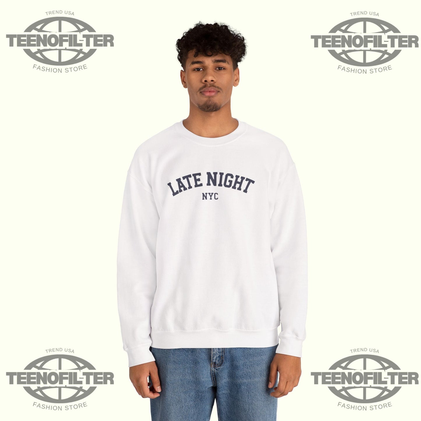 Late Night NYC Sweatshirt Printify