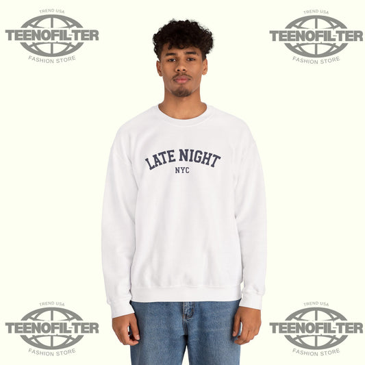 Late Night NYC Sweatshirt Printify