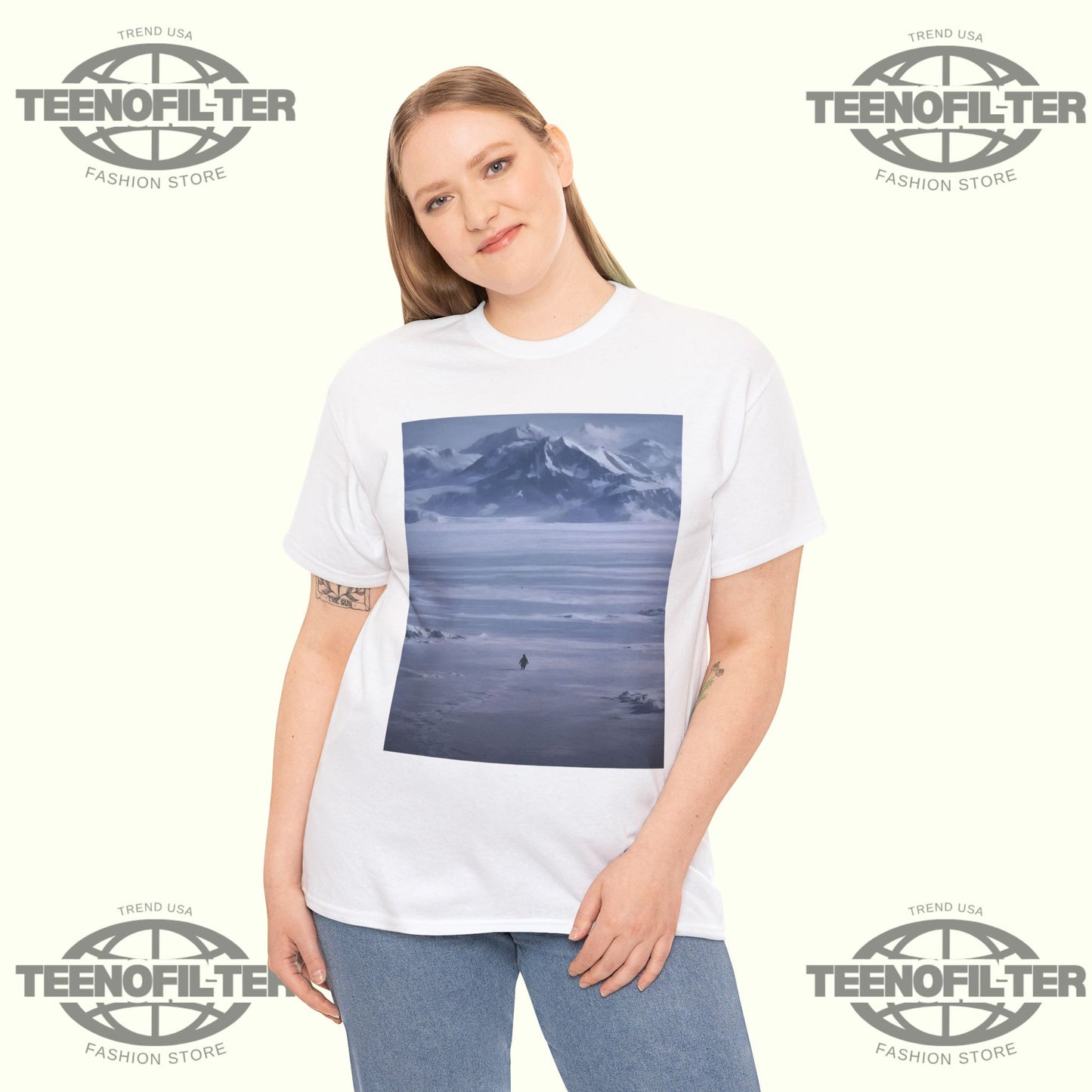 The Nihilist Penguin T-Shirt — Walking Alone Into the Ice - Tee No Filter