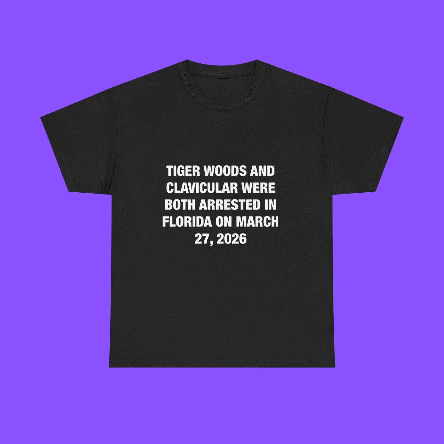 Tiger Woods And Clavicular Arrested Florida March 27 2026 Shirt