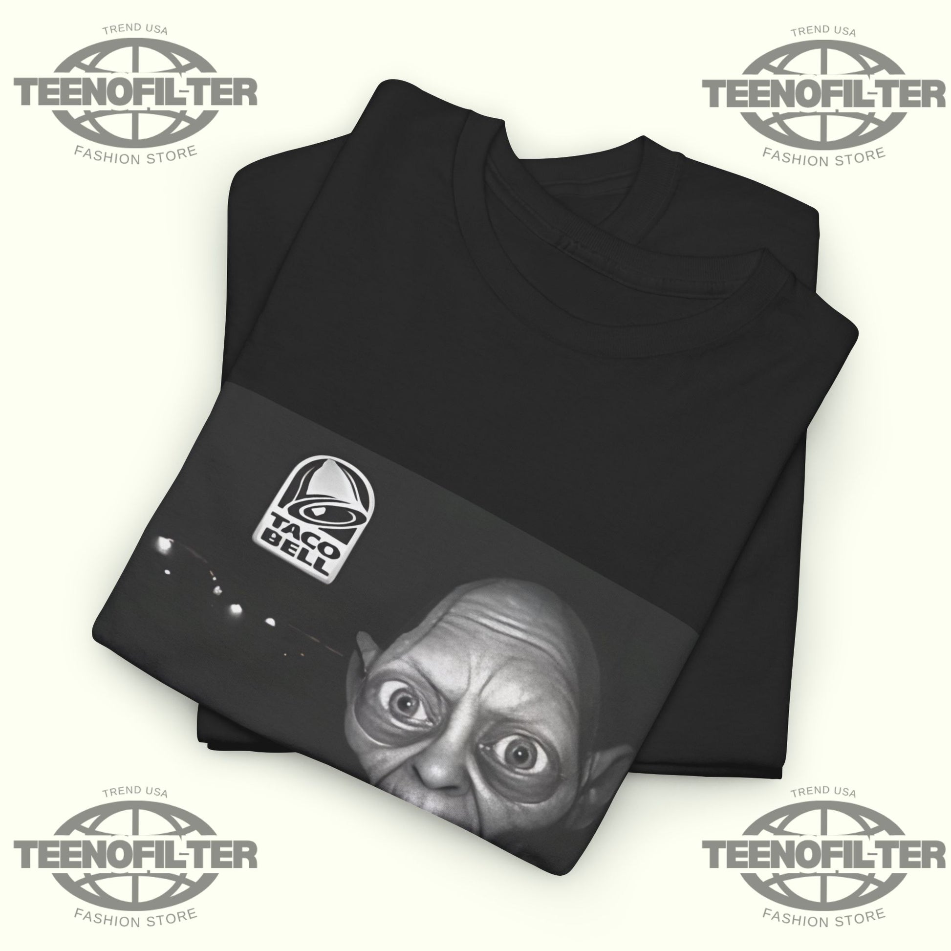 Gollum Taco Bell T-Shirt – Viral Benson Boone LOTR Parody Graphic Tee - Tee No Filter