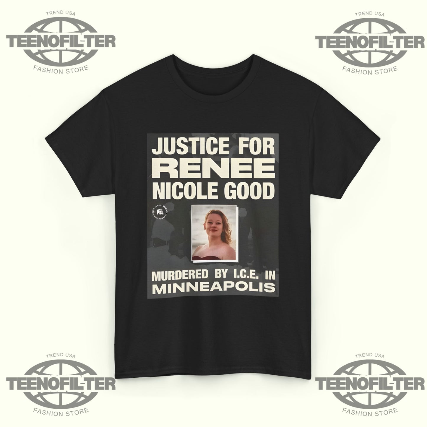 Justice for Renee Nicole Good T-Shirt – Raise Your Voice, Honor Her Memory, Demand Accountability - Tee No Filter