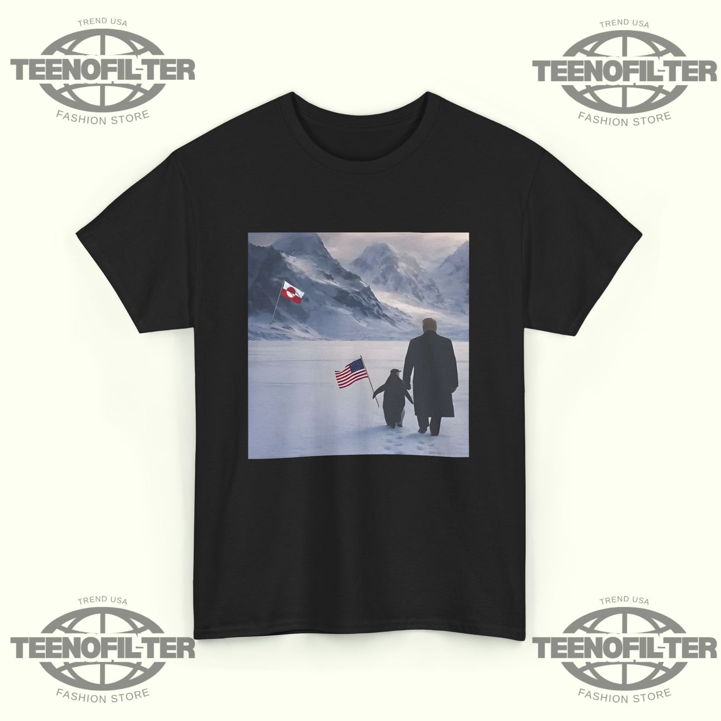 Nihilist Penguin and Trump T-Shirt - Tee No Filter