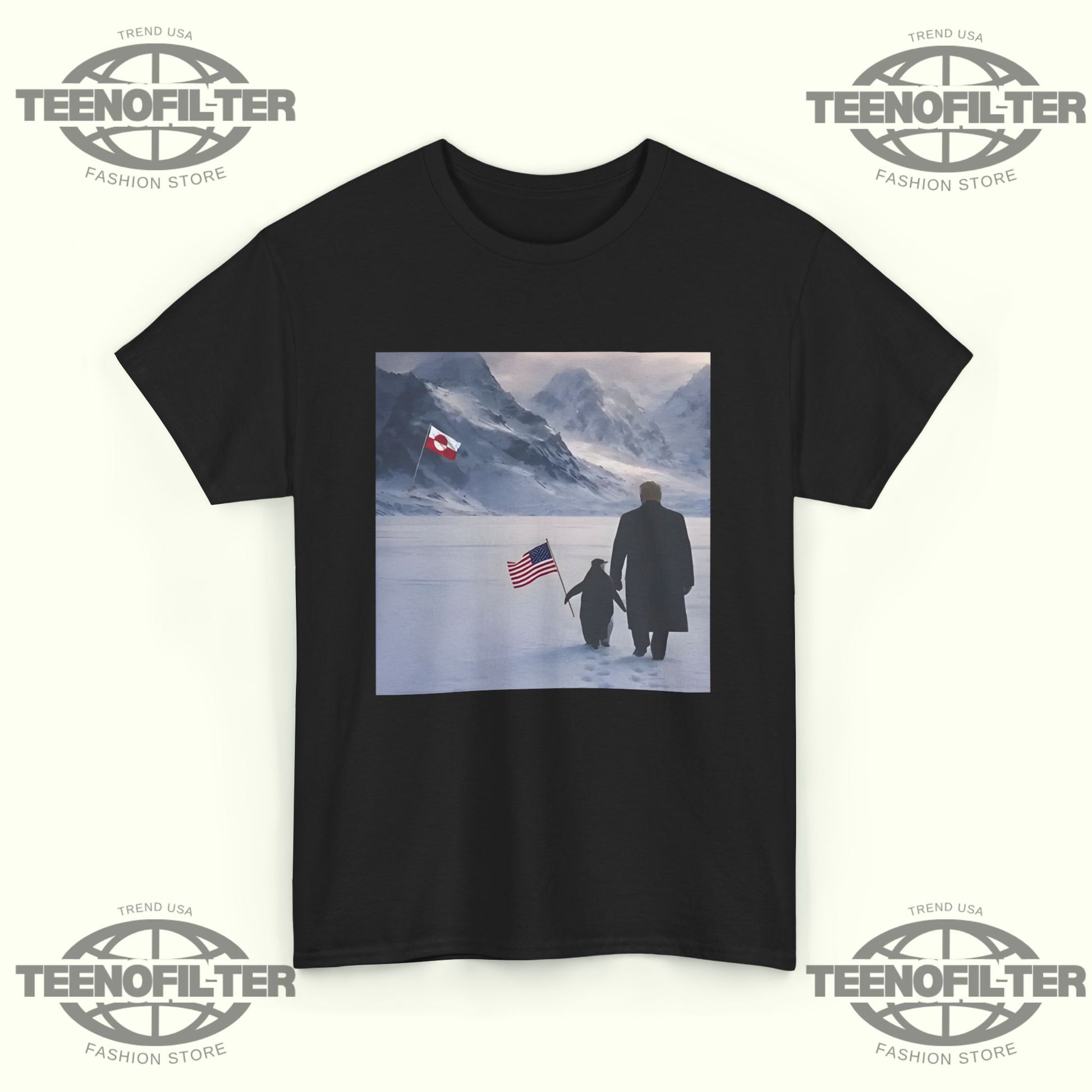 Nihilist Penguin and Trump T-Shirt - Tee No Filter