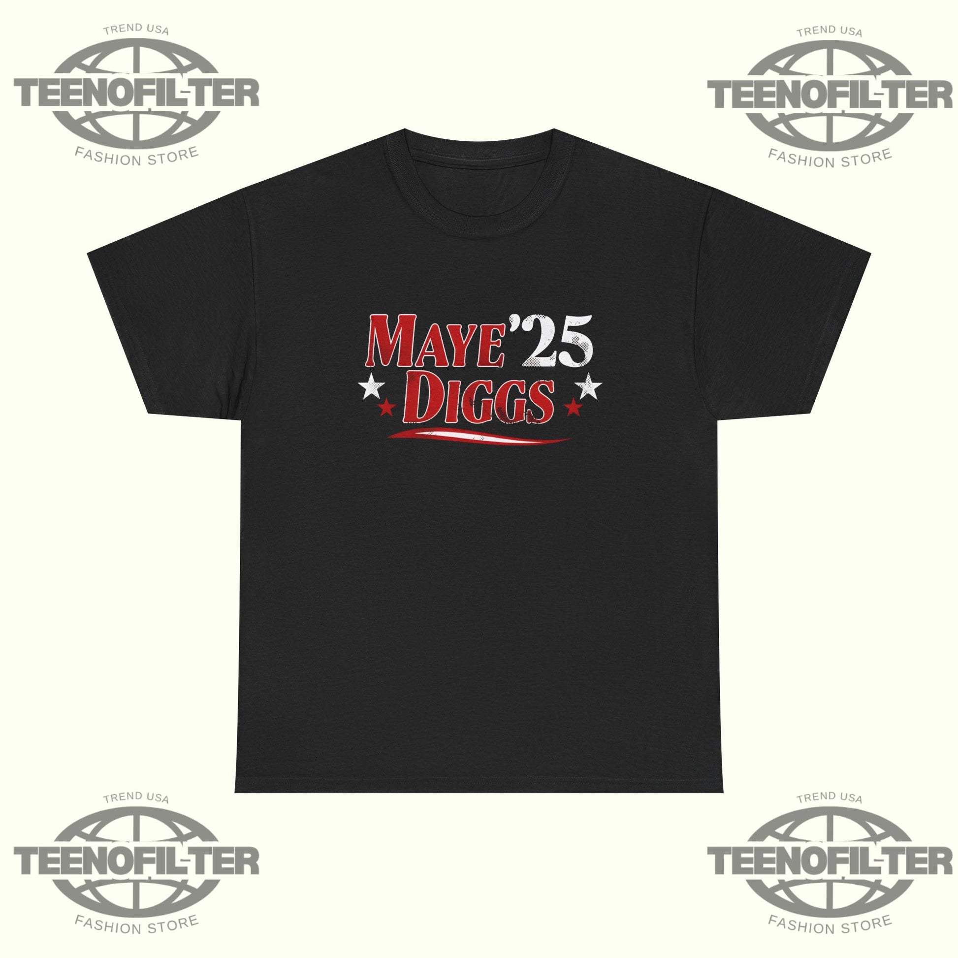 Drake Maye-Stefon Diggs ’25 T-Shirt - Tee No Filter