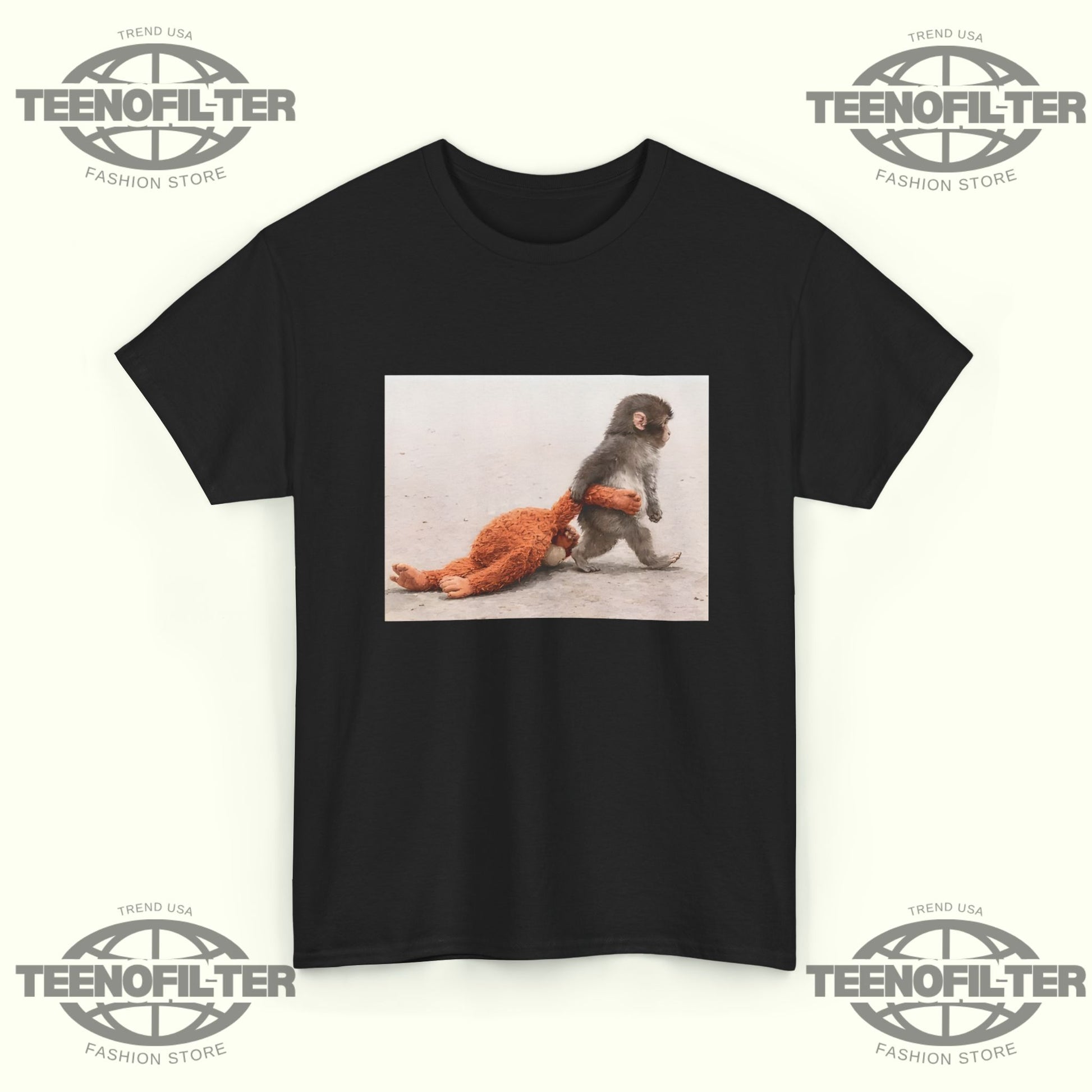 Punch The Monkey T-Shirt - Tee No Filter