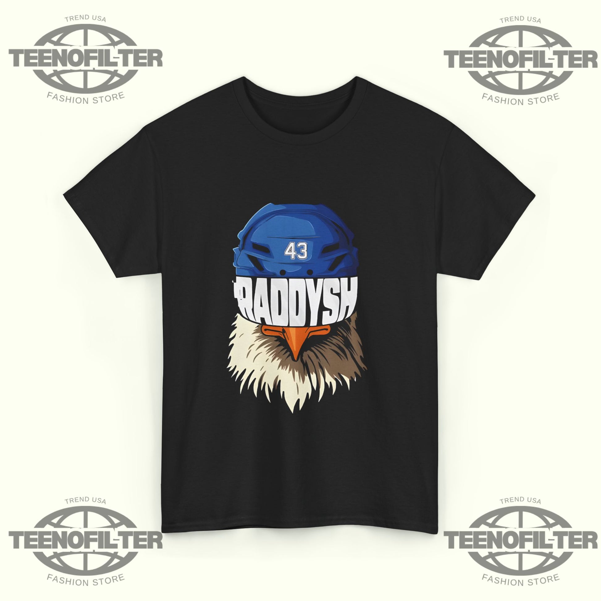 Tampa Bay Lightning Raddysh Bald Eagle Shirt – Fierce Blue Line Pride & American Power Graphic Tee - Tee No Filter