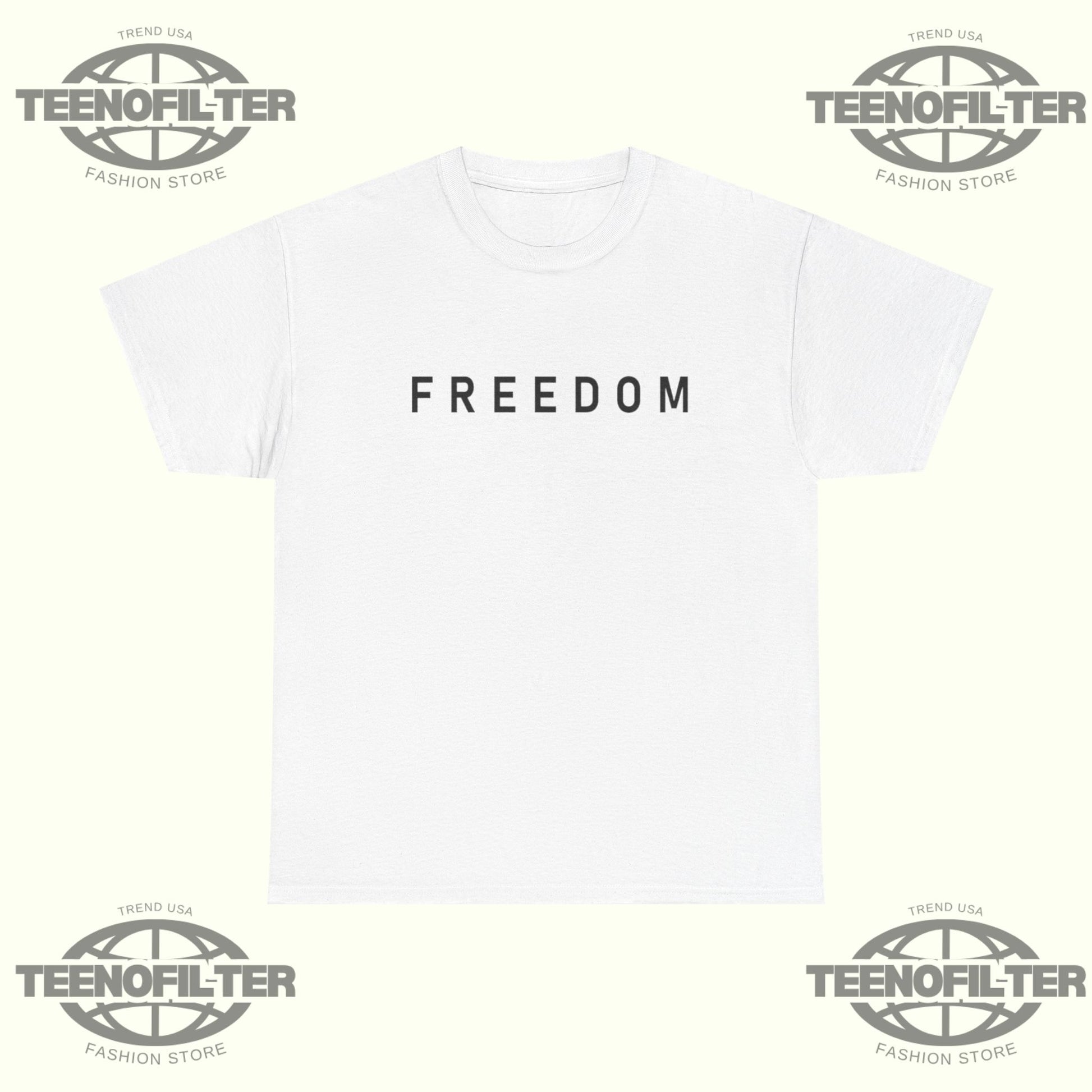 Charlie Kirk Freedom T-Shirt - Tee No Filter