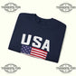 USA Olympic White House Visit Sweatshirt – Team USA Champions Edition Patriotic Crewneck - Tee No Filter