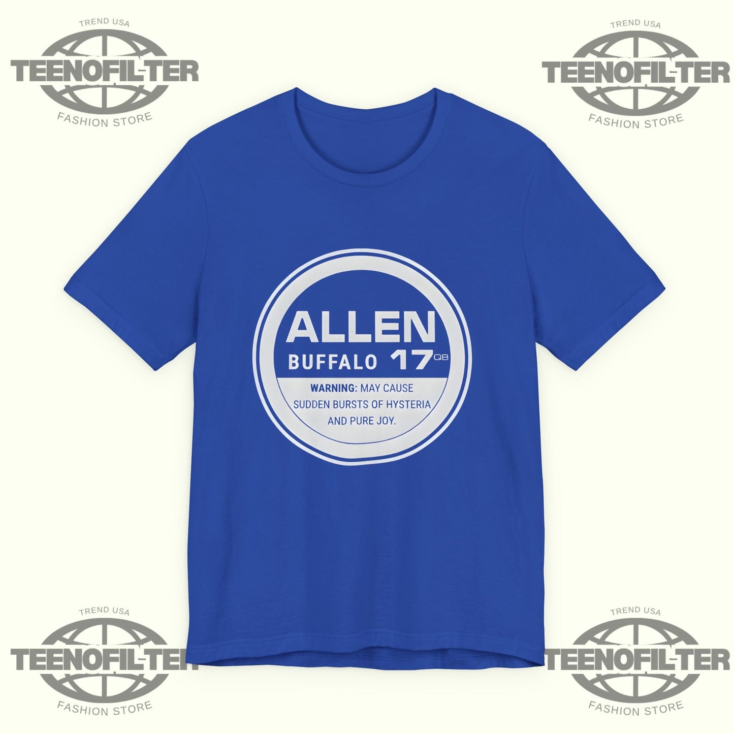 Buffalo Bills Allen 17 Hysteria And Pure Joy T-Shirt Printify