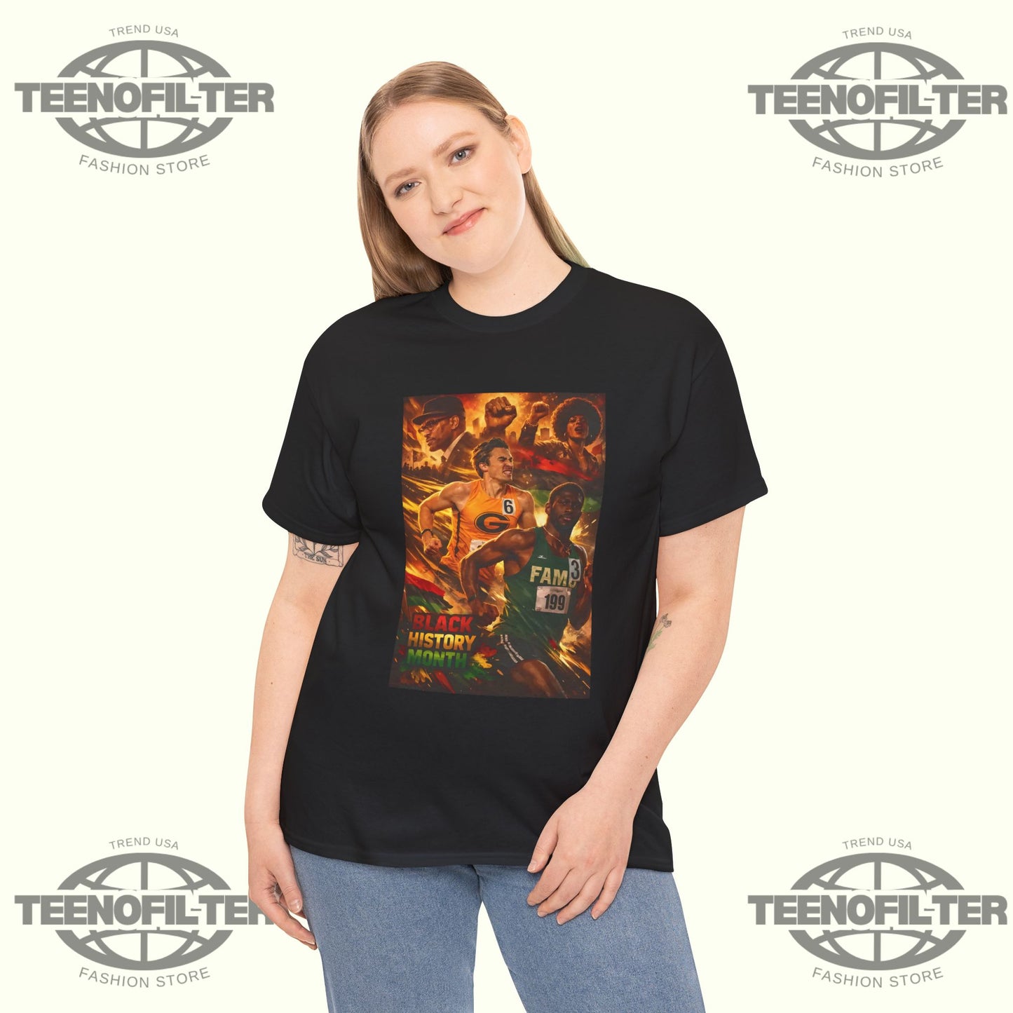 Black History Month SWAC Legacy Showdown T-Shirt – Grambling State vs Florida A&M Track & Field Tribute - Tee No Filter