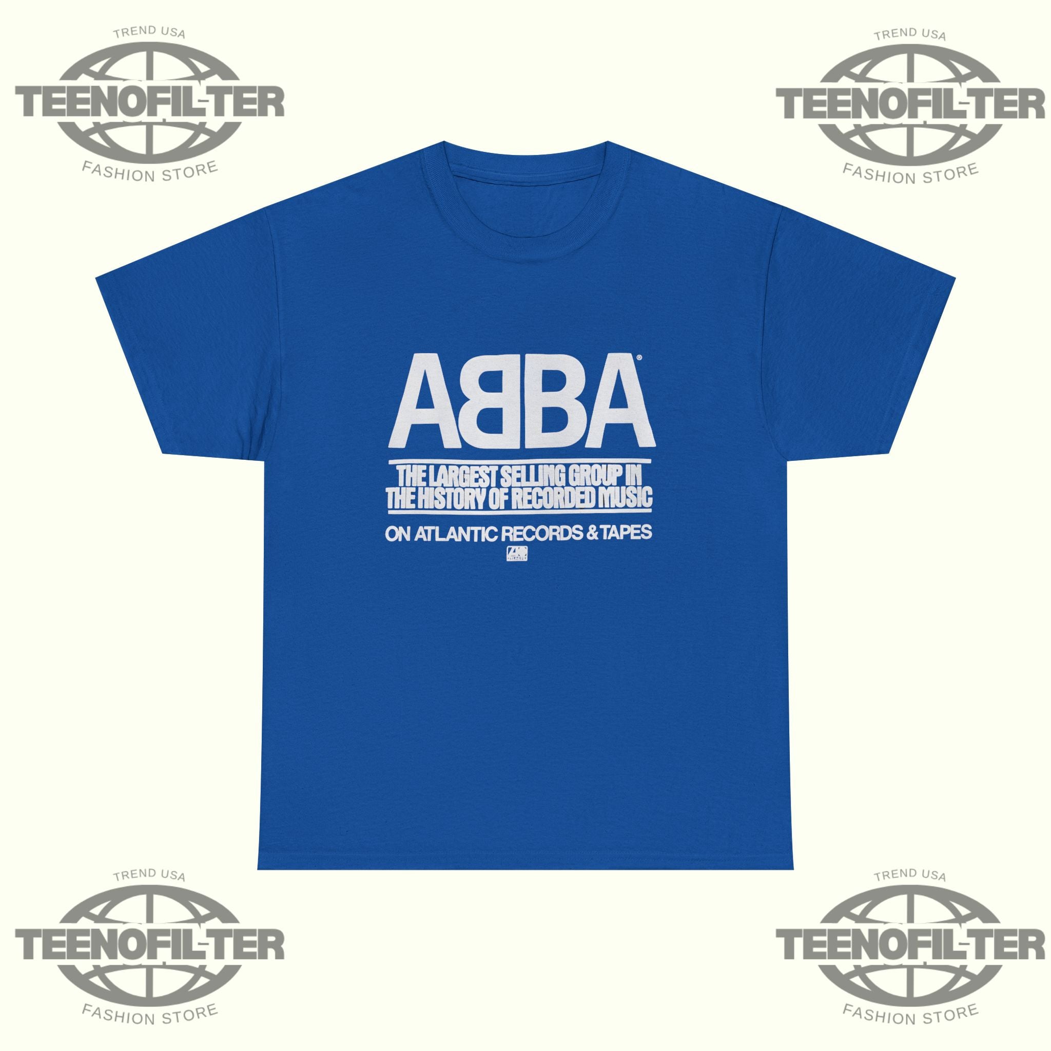 1979 Abba Atlantic Records Promo T-shirt – Tee No Filter