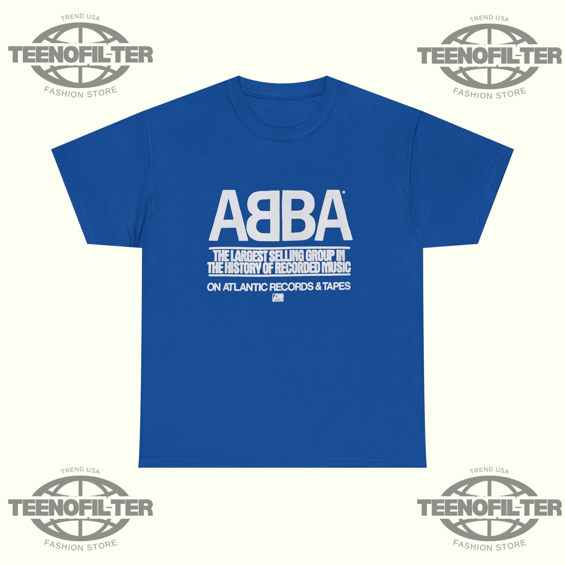 1979 Abba Atlantic Records Promo T-shirt - Tee No Filter