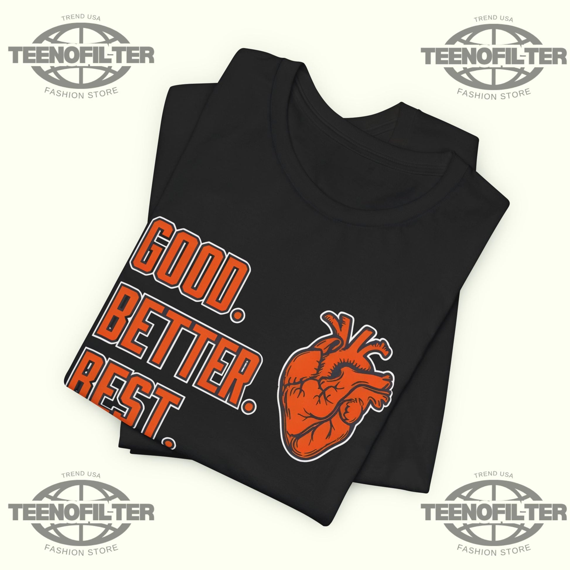 Bears Good Better Best Cardiac Arrest T-Shirt Printify