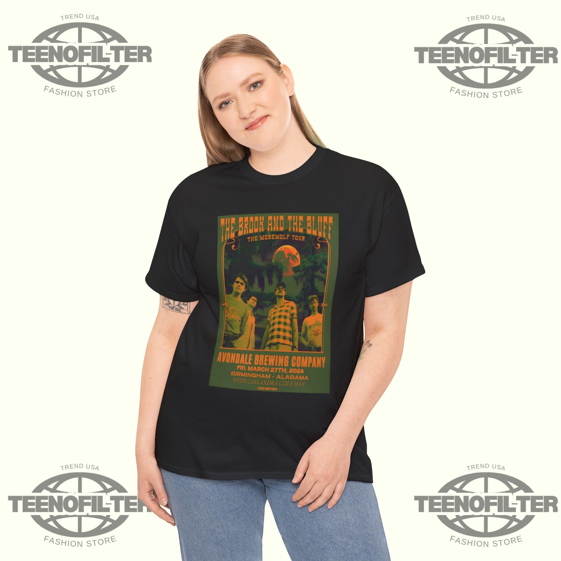 Official The Brook And The Bluff 3 27 2026 Birmingham AL T-Shirt - Tee No Filter