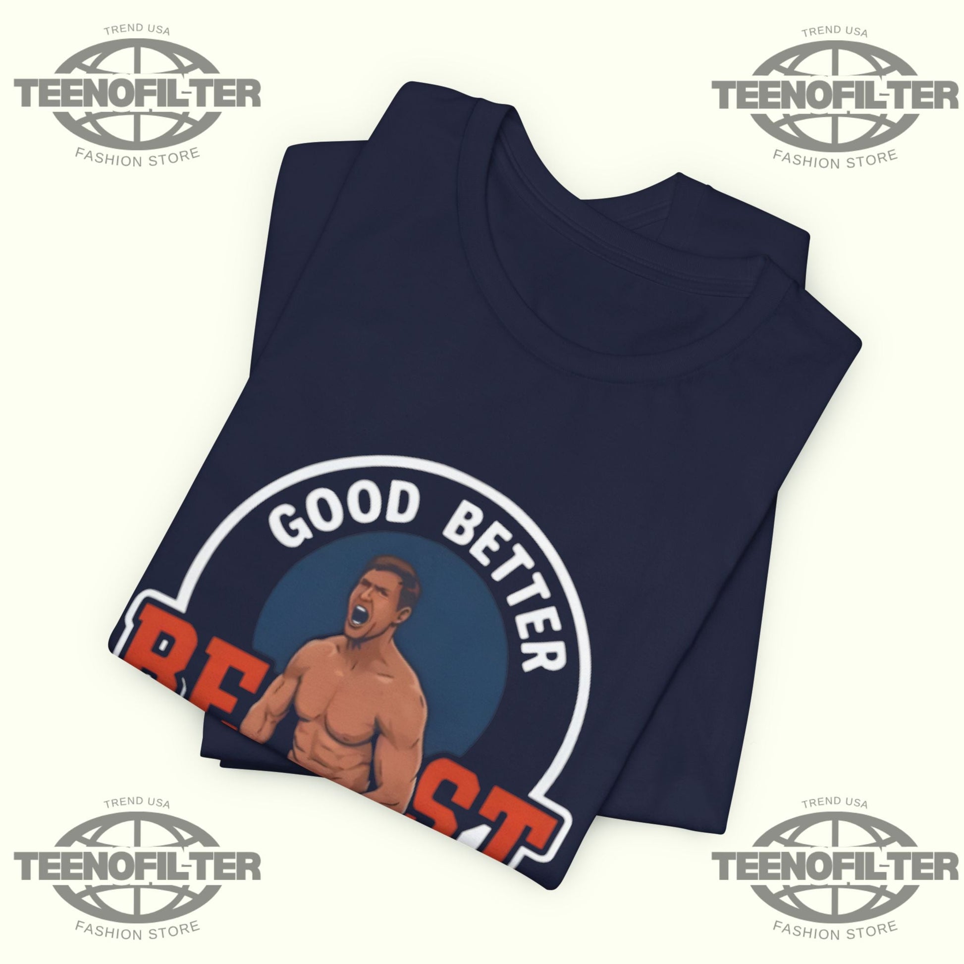 Ben Johnson Good Better Best Bears T-Shirt Printify