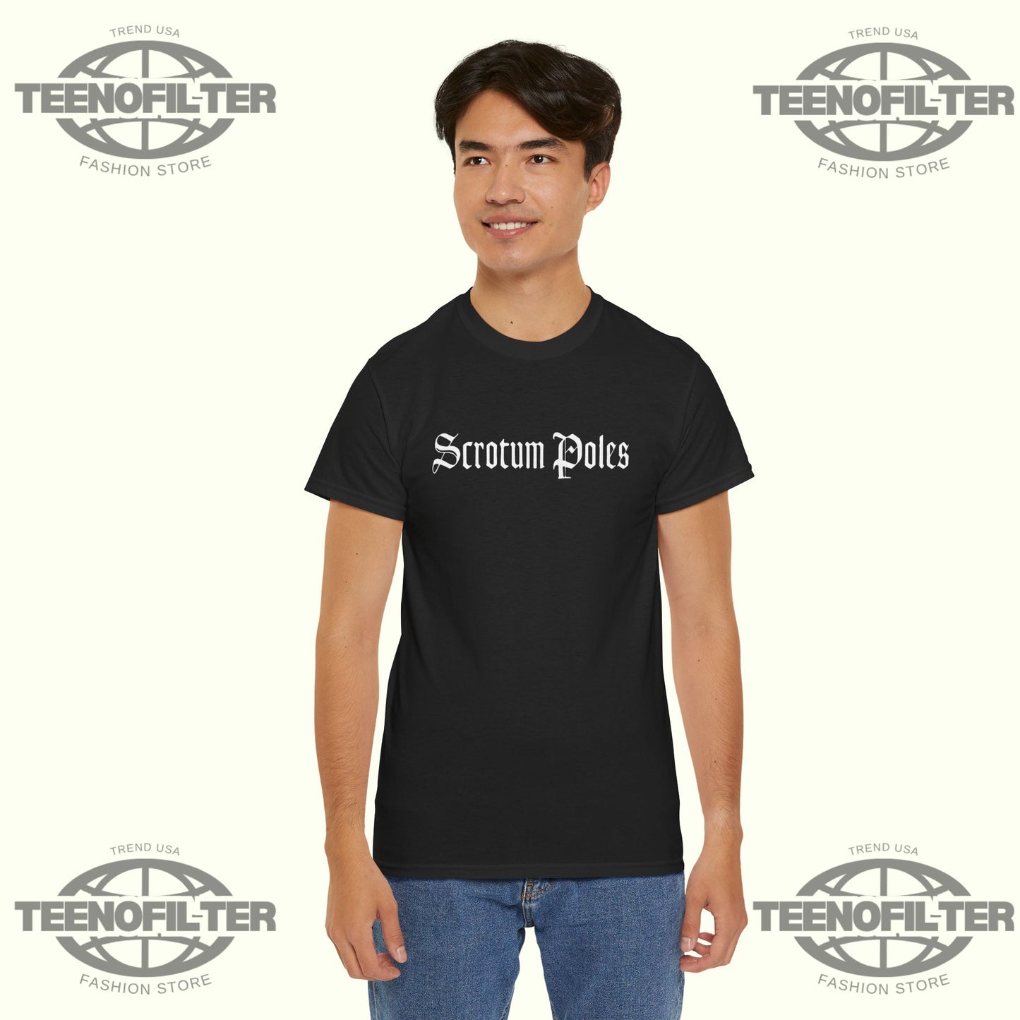 Scrotum Poles T-shirt - Tee No Filter