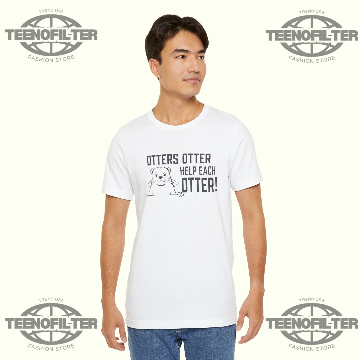 Otters Help Each Otter T-Shirt Printify