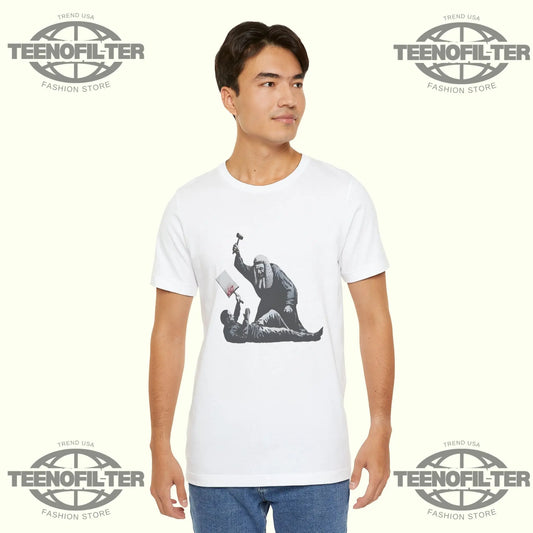 Banksy Royal Courts Of Justice Mural T-Shirt Printify