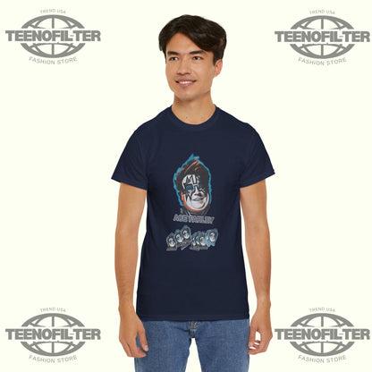 Funny Fat Ace Frehley KISS Legend T-Shirt – Tee for Rock Fans Who Love Iconic Guitar Gods Printify