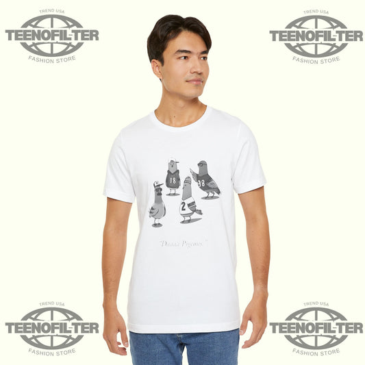 Chicago Bears Daaaa Pigeons T-Shirt Printify